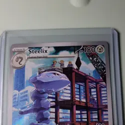 Pokemon Steelix 208/182 SV04: Paradox Rift Illustration Rare Holo 180 HP Eng - Image 2
