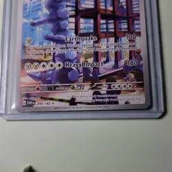 Pokemon Steelix 208/182 SV04: Paradox Rift Illustration Rare Holo 180 HP Eng - Image 3