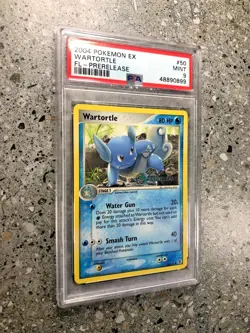 Pokemon TCG Prerelease Wartortle 50/112 FRLG Fire Red & Leaf Green PSA 9 MINT - Image 3