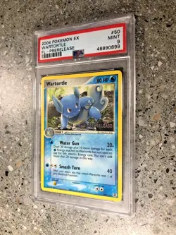Pokemon TCG Prerelease Wartortle 50/112 FRLG Fire Red & Leaf Green PSA 9 MINT - Image 4