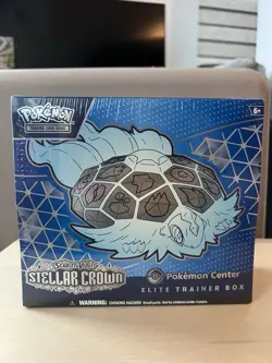Pokemon Stellar Crown Pokemon Center Elite Trainer Box ETB exclusive *small rip* - Image 1