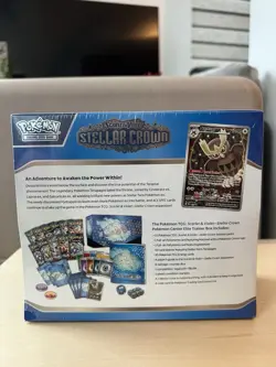 Pokemon Stellar Crown Pokemon Center Elite Trainer Box ETB exclusive *small rip* - Image 4