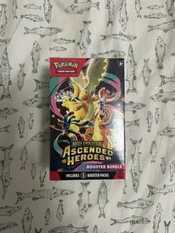 Pokemon Mega Evolution Ascended Heroes Booster Bundle 6 Packs Sealed - Image 1
