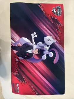 Pokemon Competitor Giovanni Team Rocket's Mewtwo Regional Championships Playmat - Image 1