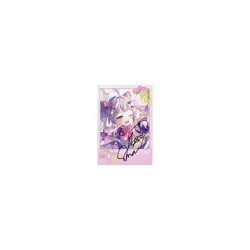 Chara Card Shion Murasaki Hand Signed and Drawn Cheki Style Bromide Used - Image 2