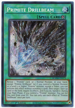 Primite Drillbeam BLMM-EN173 Secret Rare NM Yu-Gi-Oh! TCG - Image 1