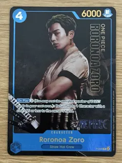 • Roronoa Zoro • P-056 Premium Live Action Promo Holo One Piece -Sealed - Image 1