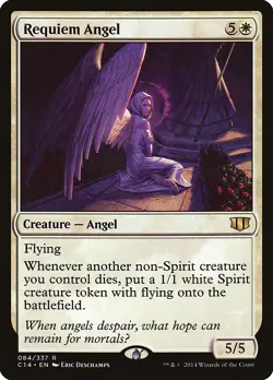 Requiem Angel Commander 2014 NM White Rare MAGIC THE GATHERING CARD ABUGames - Image 1