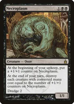 Necroplasm Ravnica: City of Guilds NM Black Rare MAGIC GATHERING CARD ABUGames - Image 1