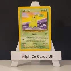 Chikorita 53/111 Neo Genesis Set Pokemon Card WOTC - Image 1
