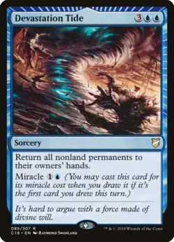 Devastation Tide Commander 2018 NM Blue Rare MAGIC THE GATHERING CARD ABUGames - Image 1