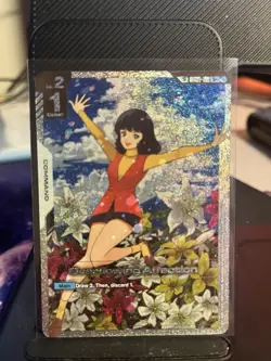Bandai Overflowing Affection Command Card Gundam War TCG Holo - Image 1