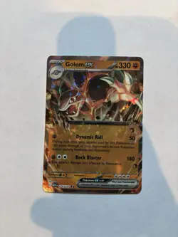 Pokemon TCG Golem EX 076/165 Holo SV Scarlet & Violet 151 Card NM Condition - Image 1