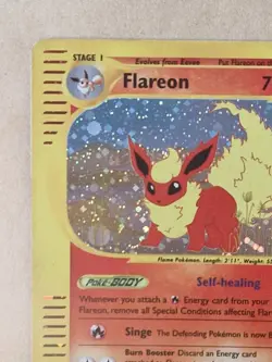 Skyridge Flareon HOLO Pokemon Card *Very Good Condition* H7/H32 2003 - Image 3