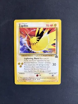 Pokemon TCG Zapdos Black Star Promos Card 23 Regular Promo Non Holo WOTC Vintage - Image 1