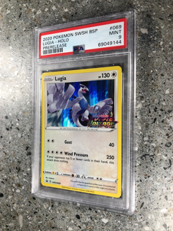 Pokemon TCG Cards Prerelease Lugia SWSH069 Holo Promo PSA 9 MINT - Image 4