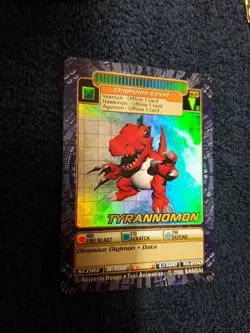 Tyrannomon BO-137 HOLO FOIL Digimon Digi-Battle Card - Image 2