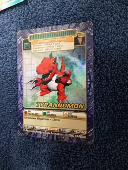 Tyrannomon BO-137 HOLO FOIL Digimon Digi-Battle Card - Image 3