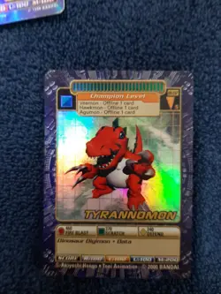 Tyrannomon BO-137 HOLO FOIL Digimon Digi-Battle Card - Image 4