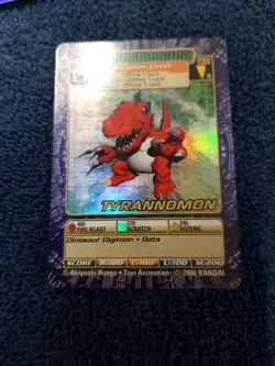 Tyrannomon BO-137 HOLO FOIL Digimon Digi-Battle Card - Image 5