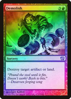 Demolish FOIL 9th Edition PLD Red Uncommon MAGIC THE GATHERING CARD ABUGames - Image 1