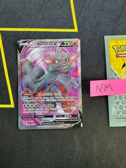 Pokemon Card Hisuian Arcanine V SwSh: Silver Tempest Full Art 179/195 140 💎NM💎 - Image 1