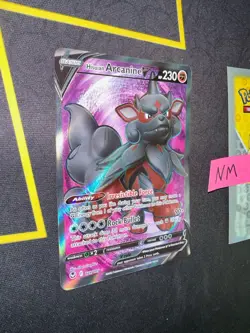Pokemon Card Hisuian Arcanine V SwSh: Silver Tempest Full Art 179/195 140 💎NM💎 - Image 2