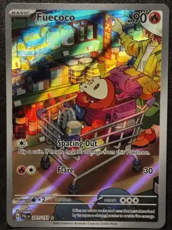 POKEMON CARD - SV2 - FUECOCO - 201/193 - IR - PALDEA EVOLVED - LP/NM - Image 1