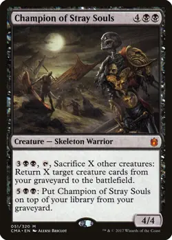 Champion of Stray Souls Commander Anthology NM Black Mythic Rare CARD ABUGames - Image 1