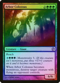 Arbor Colossus FOIL Theros PLD Green Rare MAGIC THE GATHERING CARD ABUGames - Image 1