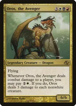 Oros, the Avenger Planar Chaos NM White Black Red Rare MAGIC MTG CARD ABUGames - Image 1