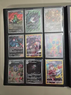 Pokemon TCG 9 Card Lot Illustration Full Art Rares Near Mint Or Better! - Image 1