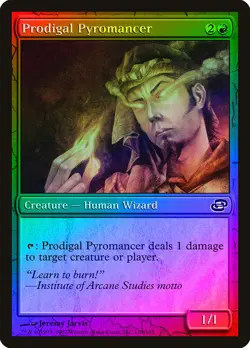 Prodigal Pyromancer FOIL Planar Chaos HEAVILY PLD Red Common MAGIC CARD ABUGames - Image 1