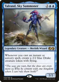 Talrand, Sky Summoner Ultimate Masters NM Blue Rare MAGIC MTG CARD ABUGames - Image 1