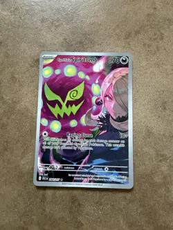 Cynthia’s Spiritomb 244/217 Full Art Trainer Pokemon Card - Crease - Image 1