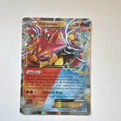 Pokemon Volcanion EX Promo Holo XY173 Basic Card 180 HP Volcanic Heat 130 - Image 1