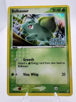 Bulbasaur - 46/100 - Reverse Holo, EX Crystal Guardians - Pokemon Card - NM - Image 1