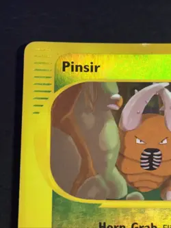 Pinsir 101/147 Pokemon TCG Aquapolis eReader Reverse Holo Foil Card Played LP - Image 2