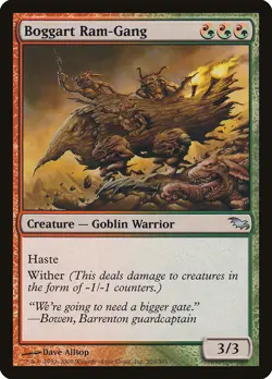 Boggart Ram-Gang Shadowmoor NM Red Green Uncommon MAGIC MTG CARD ABUGames - Image 1