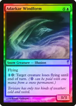 Adarkar Windform FOIL Coldsnap PLD Blue Uncommon MAGIC MTG CARD ABUGames - Image 1
