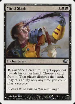 Mind Slash 8th Edition NM Black Uncommon MAGIC THE GATHERING MTG CARD ABUGames - Image 1