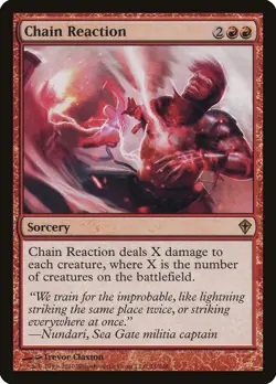 Chain Reaction Worldwake NM Red Rare MAGIC THE GATHERING MTG CARD ABUGames - Image 1