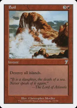 Boil 7th Edition NM Red Uncommon MAGIC THE GATHERING MTG CARD ABUGames - Image 1