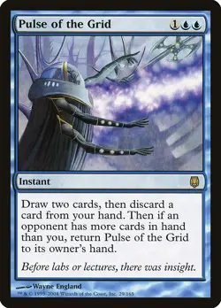 Pulse of the Grid Darksteel NM Blue Rare MAGIC THE GATHERING MTG CARD ABUGames - Image 1