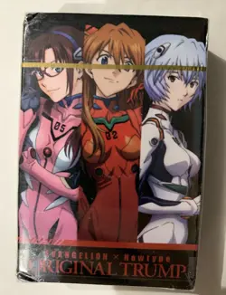Neon Genesis Evangelion Card Playing Pack Deck Newtypw Original Trump 2.2 NEW SS - Image 1