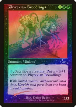 Phyrexian Broodlings FOIL Urza's Legacy PLD Black Common MAGIC CARD ABUGames - Image 1