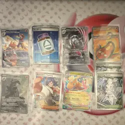 Pokemon ascended heroes 14-Card Lot Mega Charizard Y GX, Mewtwo GX, - Image 1
