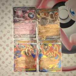 Pokemon ascended heroes 14-Card Lot Mega Charizard Y GX, Mewtwo GX, - Image 3