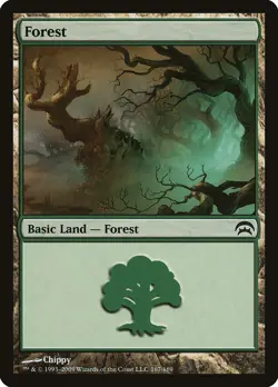 Forest (167) Planechase 2009 NM Basic Land MAGIC THE GATHERING CARD ABUGames - Image 1
