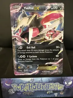 Pokemon Card Yveltal EX XY150 Black Star Promo Half Art Ultra Rare L/P - Image 1